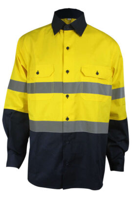 Желто-Синяя Антистатическая Рубашка