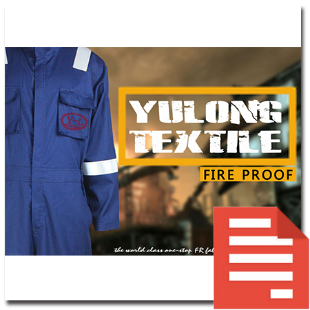 yulong textile fire proof workwear